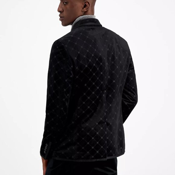 INC International Concepts Men's Dotted Grid Jacket size XS - Picture 4 of 12